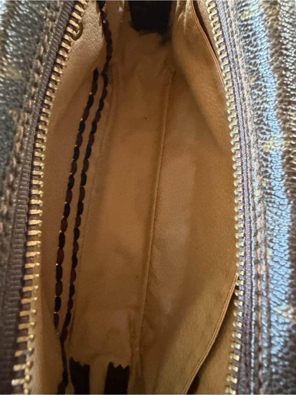 LV Vintage Boho Monogram Crossbody with Multi-Color Fringe and Beaded Detail. - Picture 3 of 7